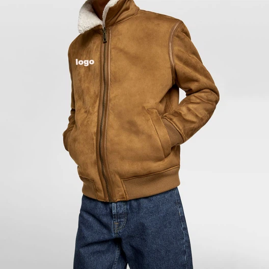 Зимняя уличная куртка с меховой подкладкой