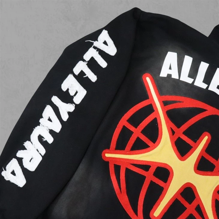 Oversize French Embroidery Patch 500gsm Hoodie